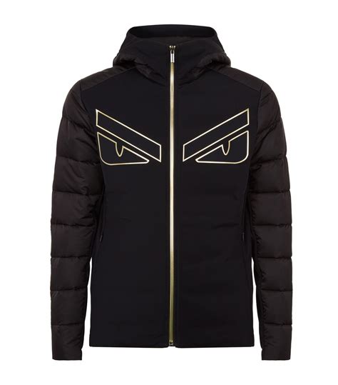 fendi jacket black and yellow